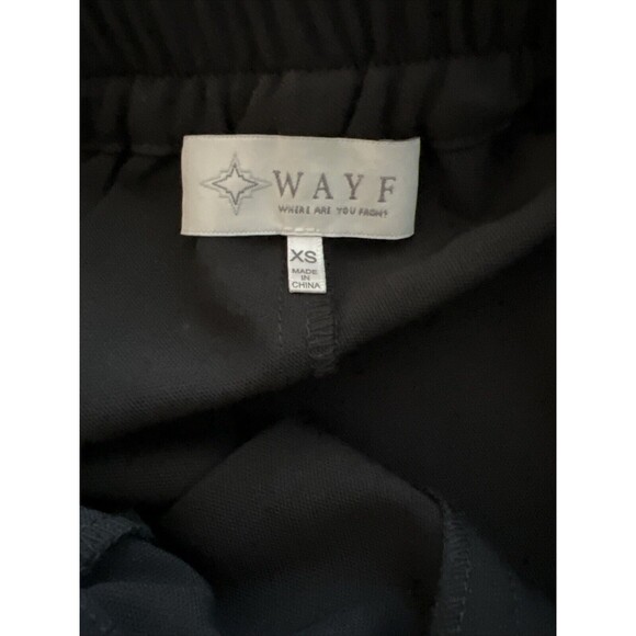 WAYF Black Wide Leg Cargo Trousers XS - Picture 7 of 7